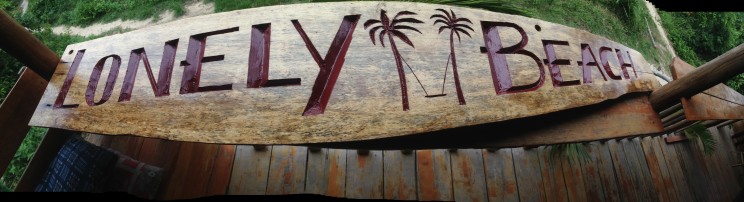 Hand carved wooden sign